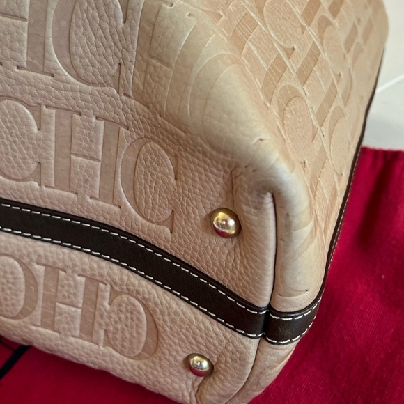 Carolina Herrera Embossed Tote - Picture 9 of 14